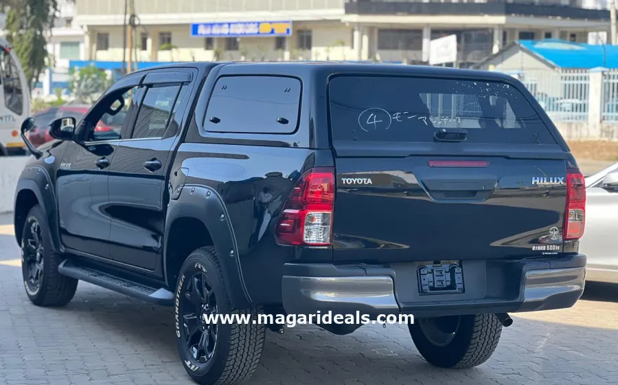 TOYOTA HILUX DC 2019 Covered Body 2400cc Black in Kenya for Sale | Magari Deals